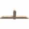 Ekena Millwork Eugene Smooth Timber Gable Bracket, Douglas Fir, 60"W x 22"H x 3 1/2"D x 5 1/2"F, 9/12 Pitch GBW060X22X0406EUG00SDF - alternate 4